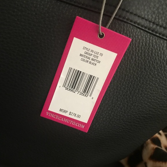 Vince Camuto Leather TravelTote - Picture 5 of 8